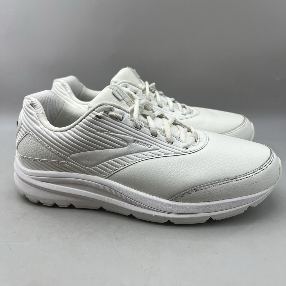 Brooks Addiction Walker 2 Walking Shoes Women Size 11 AA White Comfort Sneakers